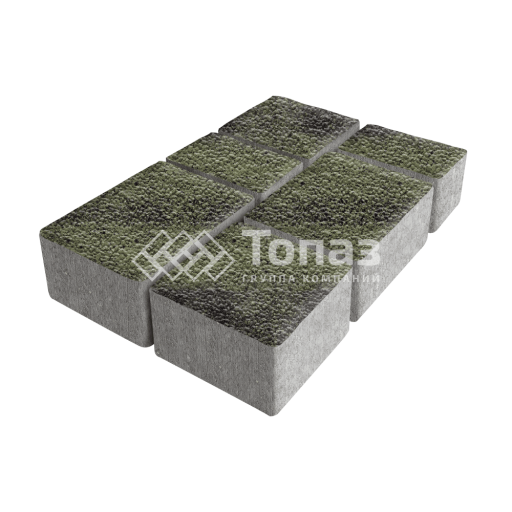 Тротуарная плитка Лэндхаус, янтарь с гранитной крошкой, 4 см