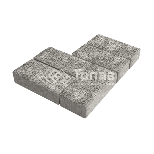 Тротуарная плитка 200х100х60, неаполь с мраморной крошкой