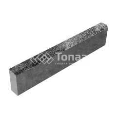 Камень бортовой БР 100.20.8, черно-белый с мраморной крошкой