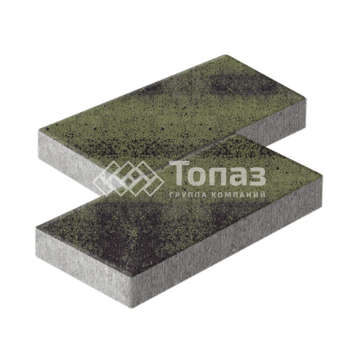 Тротуарная плитка 500х250х60, янтарь