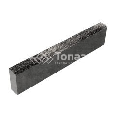 Камень бортовой БР 100.20.8, агат коричневый с мраморной крошкой