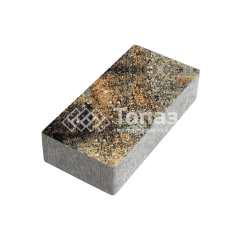 Тротуарная плитка 200х100х40, агат кофейный