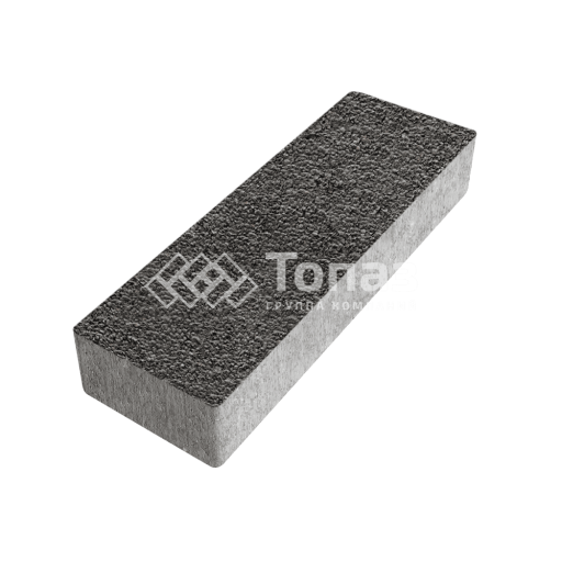 Тротуарная плитка 300х100х60, джафар черный с гранитной крошкой