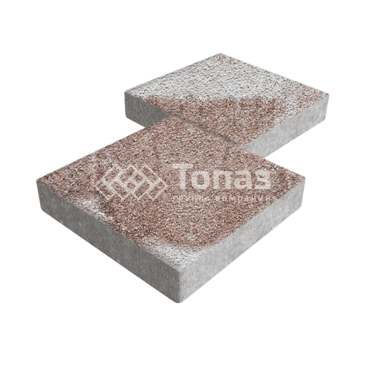 Тротуарная плитка Квадрат 300х300х60, хаски с гранитной крошкой