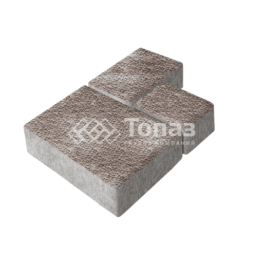 Тротуарная плитка Бергамо, авантюр с мраморной крошкой, 6 см