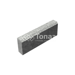 Камень бортовой БР 50.20.8, белый с гранитной крошкой