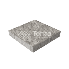 Тротуарная плитка Квадрат 400х400х60, неаполь на камне