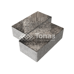 Тротуарная плитка 240х120х70, агат коричневый
