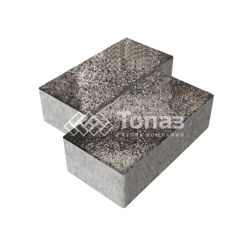 Тротуарная плитка 240х120х70, агат коричневый