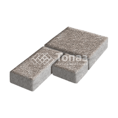 Тротуарная плитка Рубико, сахара с гранитной крошкой, 4 см