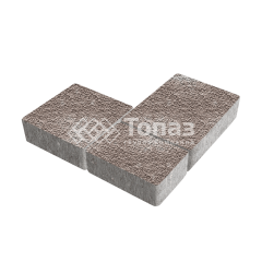 Тротуарная плитка Новый город, авантюр с мраморной крошкой, 6 см