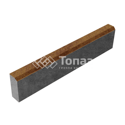 Камень бортовой БР 100.20.8, листопад