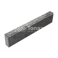 Камень бортовой БР 100.20.8, аляска белая с мраморной крошкой