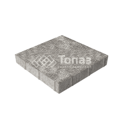 Тротуарная плитка Квадрат 400х400х60, неаполь с гранитной крошкой