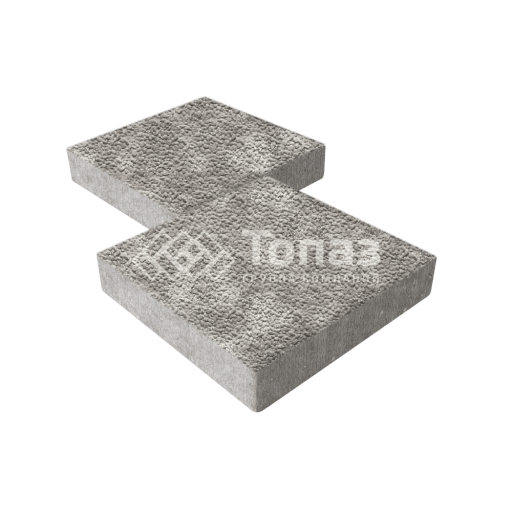 Тротуарная плитка Квадрат 400х400х60, неаполь с гранитной крошкой